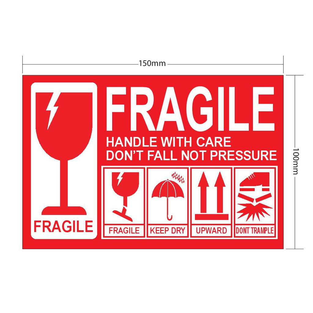 Fragile Sticker